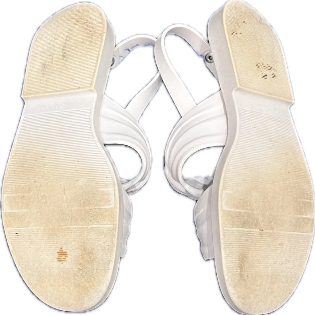 Melissa Velvet Sandal White - Image 3