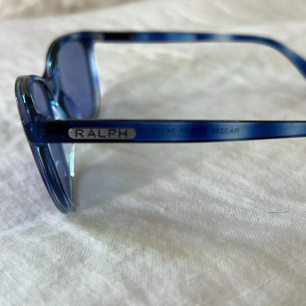 Ralph Lauren NEW  Blue Tortoise Shell Cat Eye Sunglasses RA5259 - Image 6
