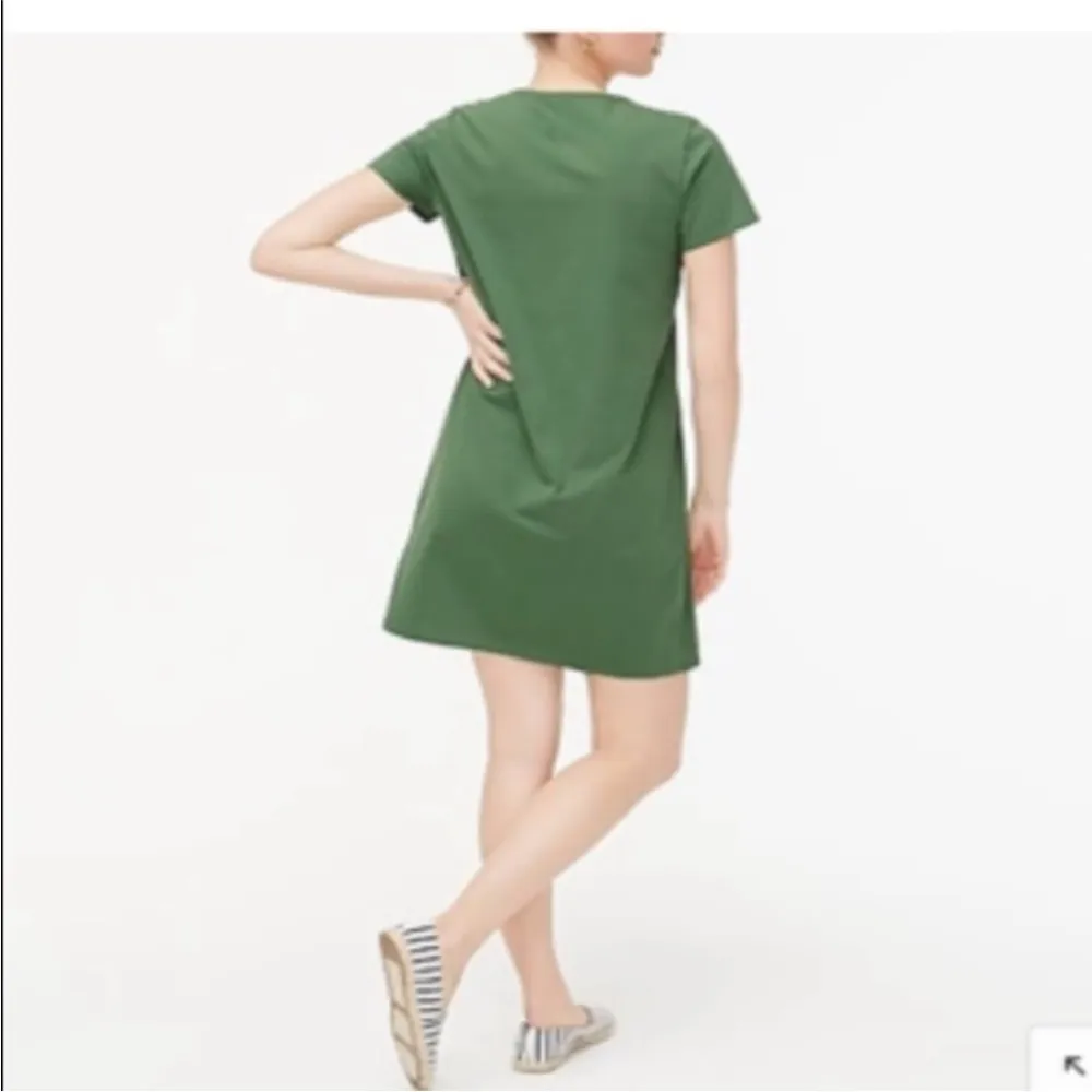 J. Crew Green Tee Shirt Dress Small NEW - Image 2