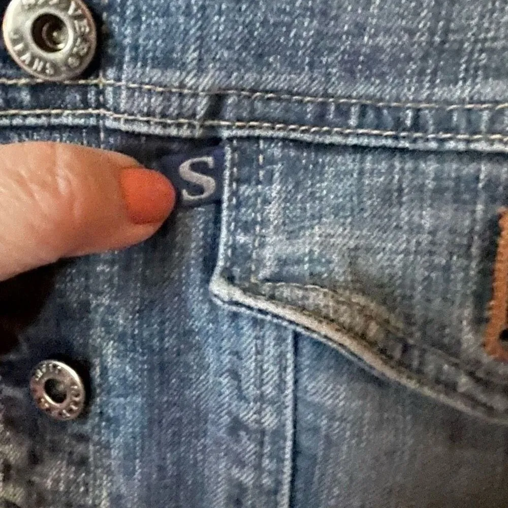 Vintage Silver clothing Company size M made in Canada denim jacket. - Image 3