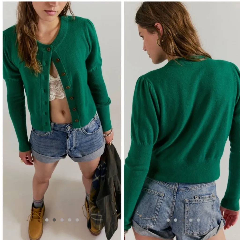 Free People NWT Sloane Cashmere Cardigan XS - Image 2