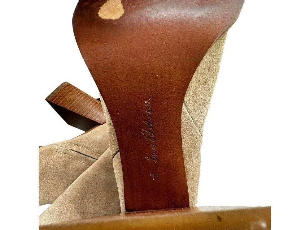 Sam Edelman Womens Ivette Sesame Seed Ankle Boots Size 9.5 (7263455) - Image 8