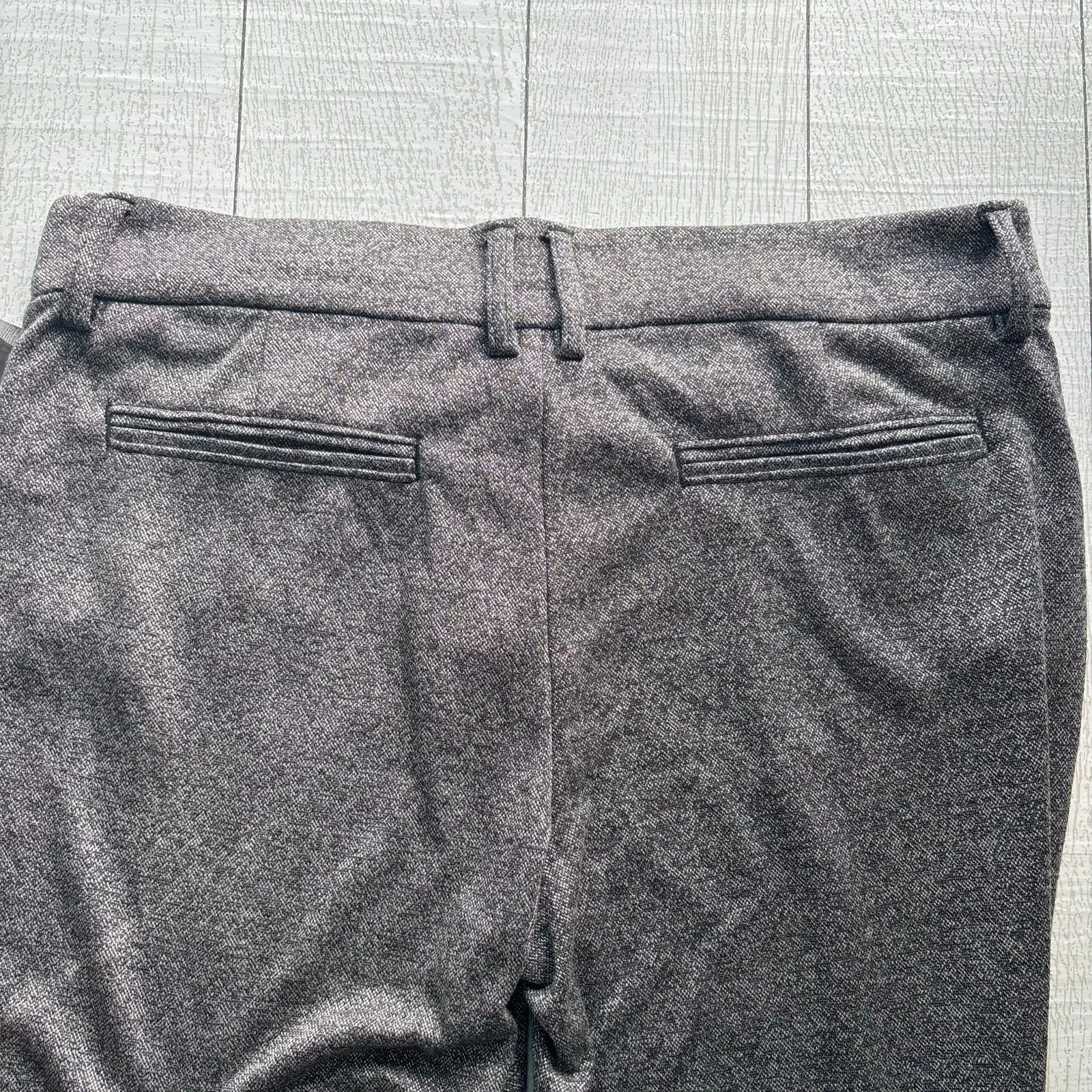 Lee Riders Gray Slim Fit Ankle Knit Dress Trousers NWT Size 14M - Image 10