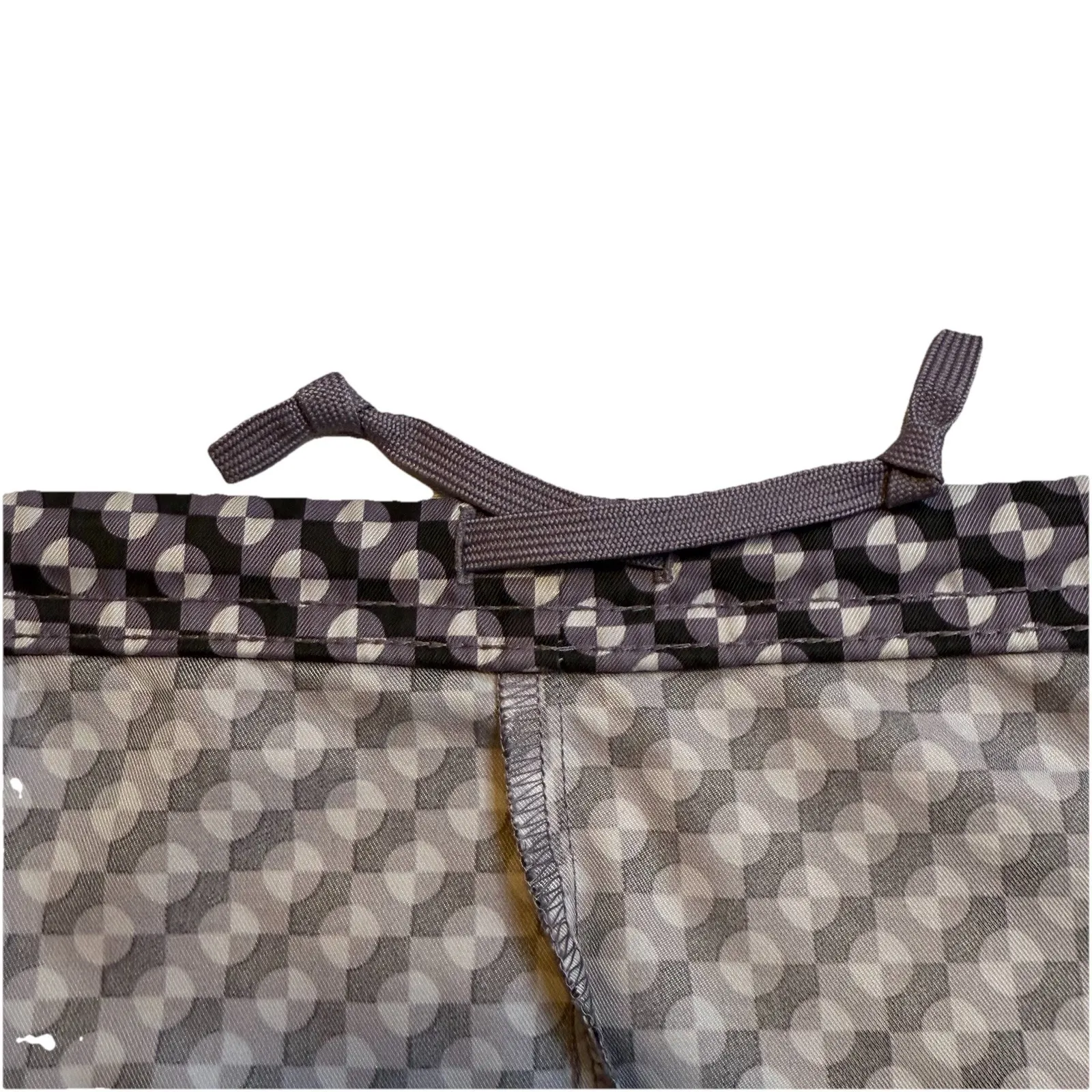 NIKE Women Purple/White/Gray Drawstring‎ Workout Roomy Jogging Trendy Shorts L # - Image 7