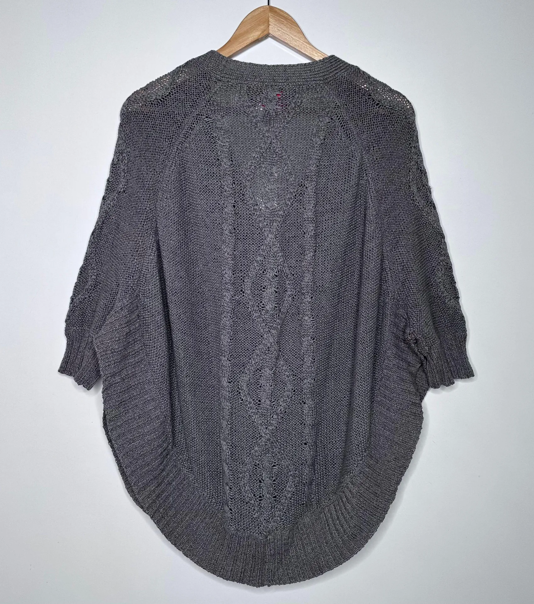 Left On Houston Metallic Cocoon Cardigan Sweater Size Small - Image 7