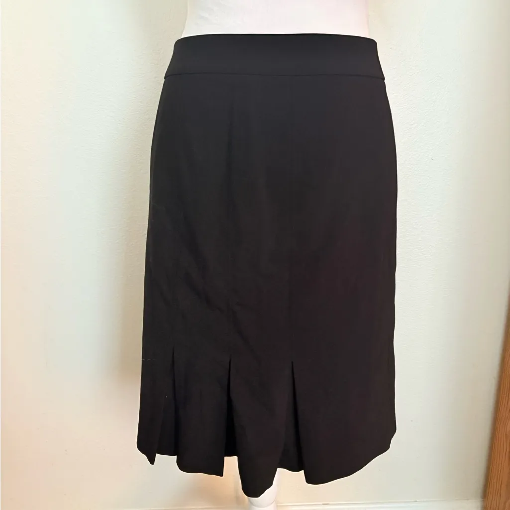 Ann Taylor Black Skirt Size 2P Petite Stretch - Image 2
