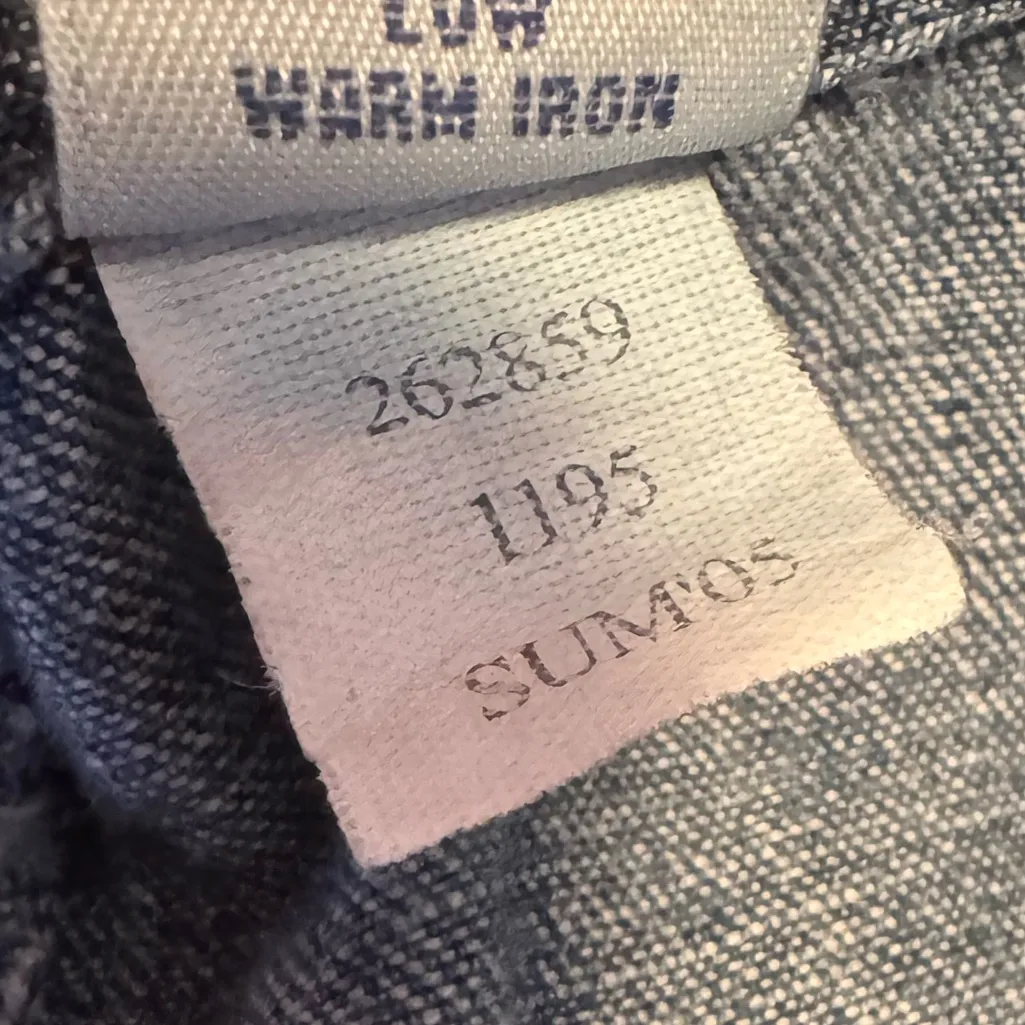 Vintage Old Navy Shorts Womens 6 Drawstring Light Wash Denim Jean‎ Festival - Image 4