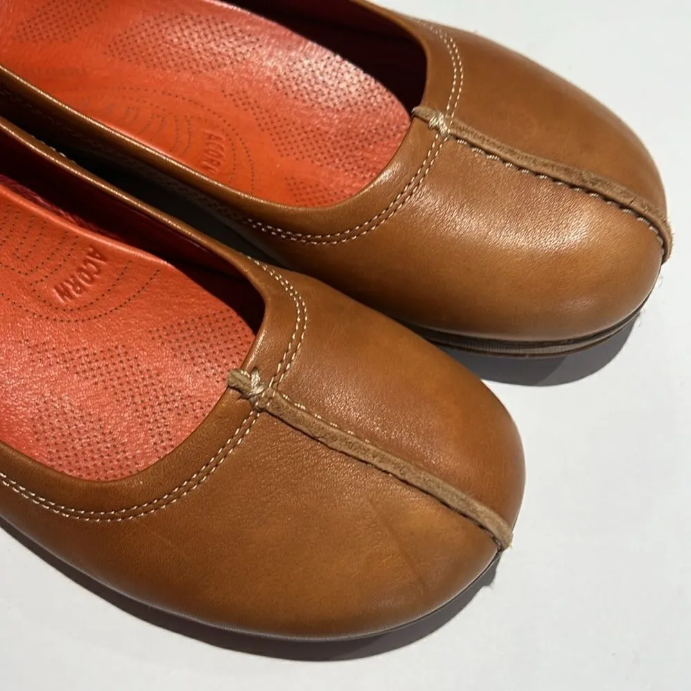 ACORN Women's C2G Lite Ballet Flat Size 9. B57 Brown - Image 7
