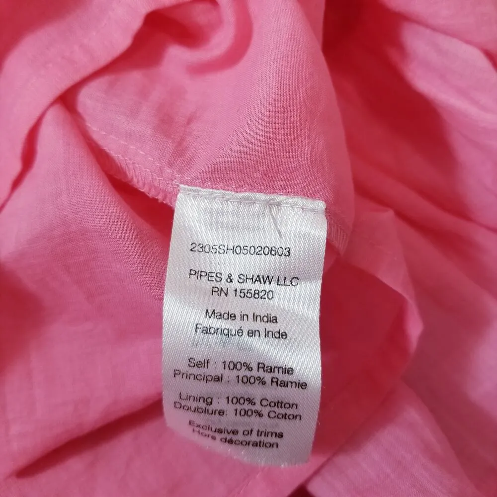 Veronica Beard Dark Peony Kelly Dress Ruffle Embroidered - Image 12