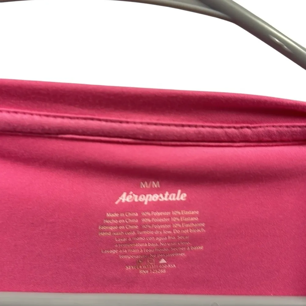 Aeropostale Eighty Seven Pink Heart Short Sleeve Womens Nightgown Sleep Shirt M - Image 5