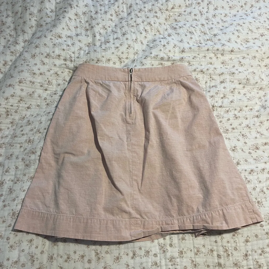 J. Crew Light Pink A-Line Skirt - Image 3