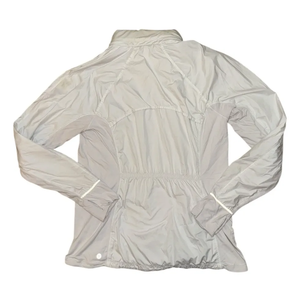 Lululemon Athletica white full zip athletic jacket women’s size 12 - Image 2