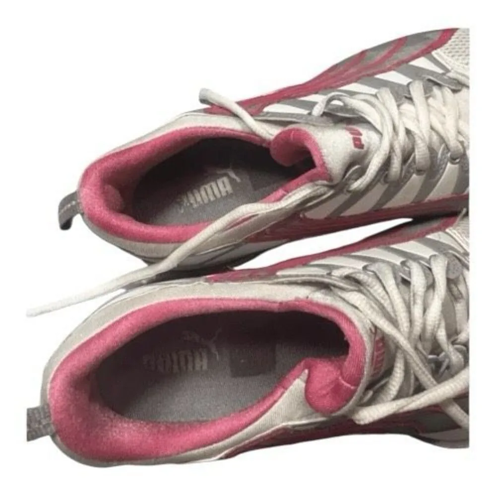 PUMA VOLTAIC EVO 184244 11 Women Athletic Sneaker Shoes White Grey Low Size 8.5 - Image 8