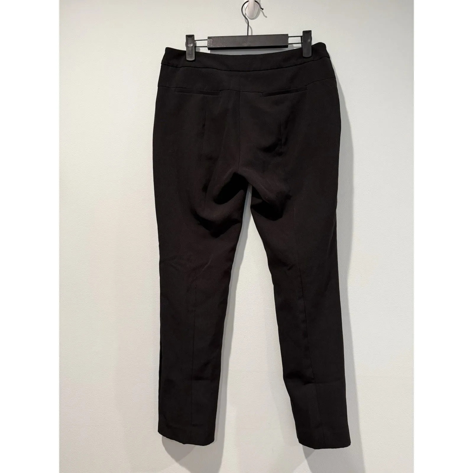 Adrianna Papell Dress Pants Women 30" Black Straight Pockets Work Quiet Luxury - Image 2