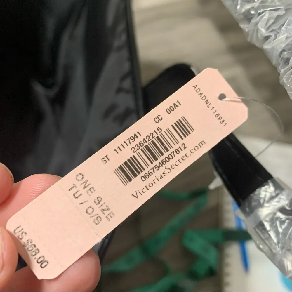 Victoria’s Secret Silver Gold Black Sequins Tote Bag; OS - Image 9