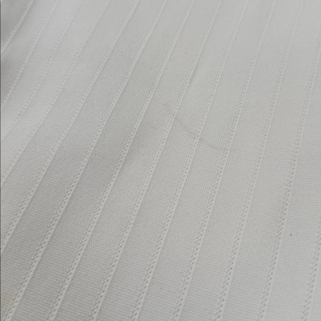 L’Agence Kimi Pleat Hem Midi Dress in white XS - Image 6