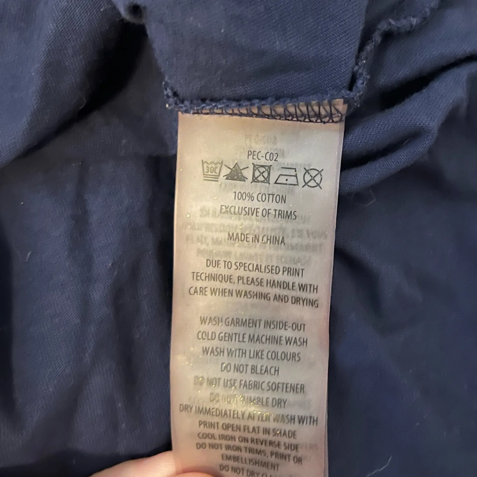 P.E Nation Dark Blue Cropped Short Sleeve T - Image 4