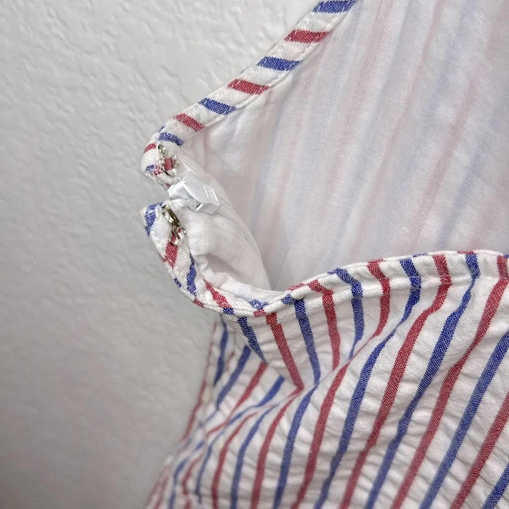 VINEYARD VINES “firework” seersucker tie front romper - Image 8