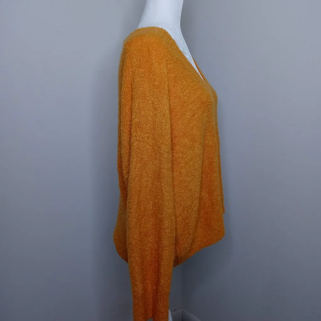 Doble Zero Lovely Women's Mustard Yellow Sweater Size Large Orange - Image 2