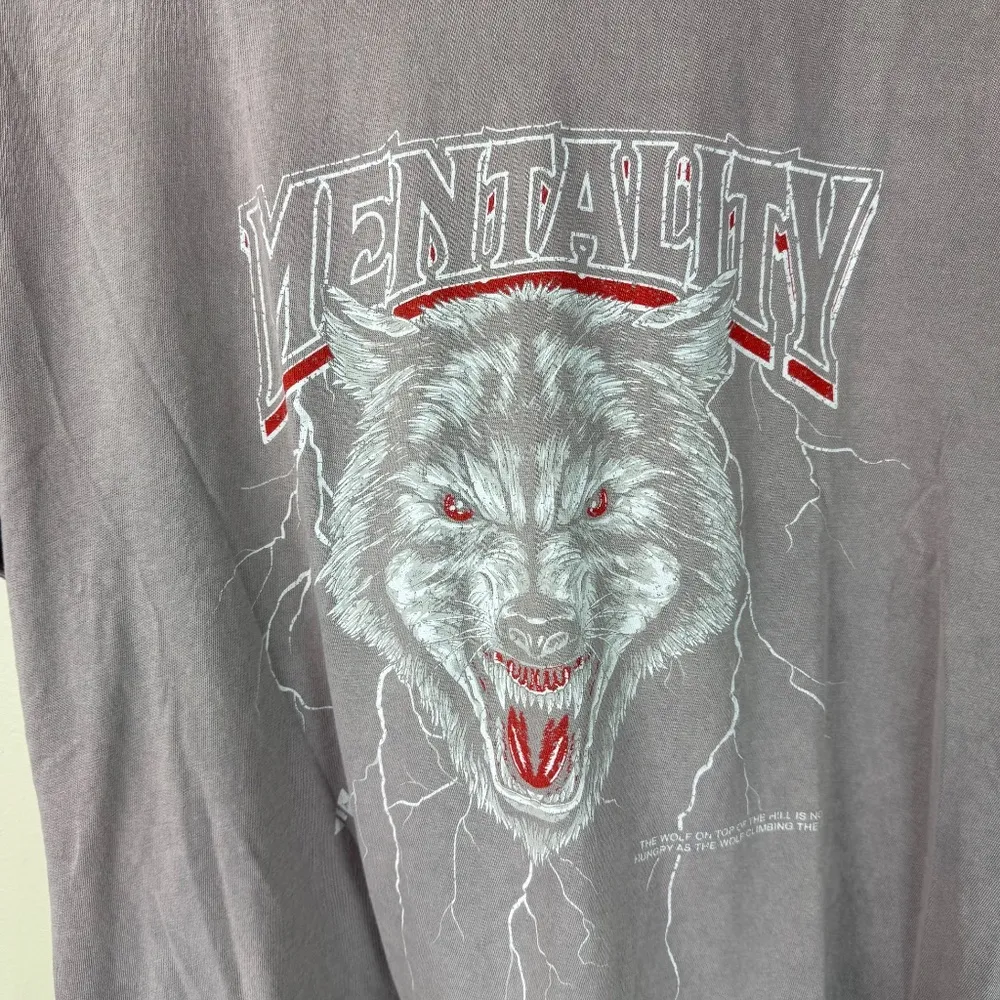 Mentality Werewolf Custom Cropped Gym T - Image 4