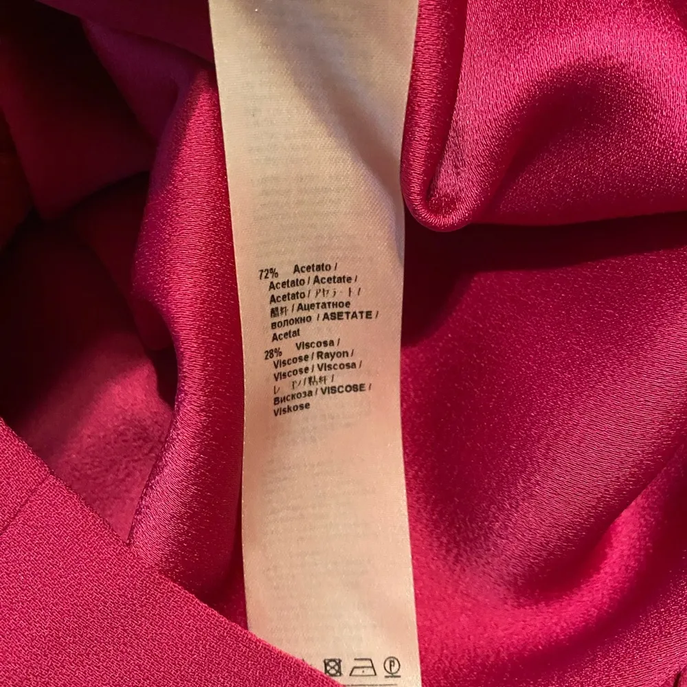 Roberto Cavalli Pink Ruffle Front Knee Length Dress‎ Sz42 - Us 6 - Image 8