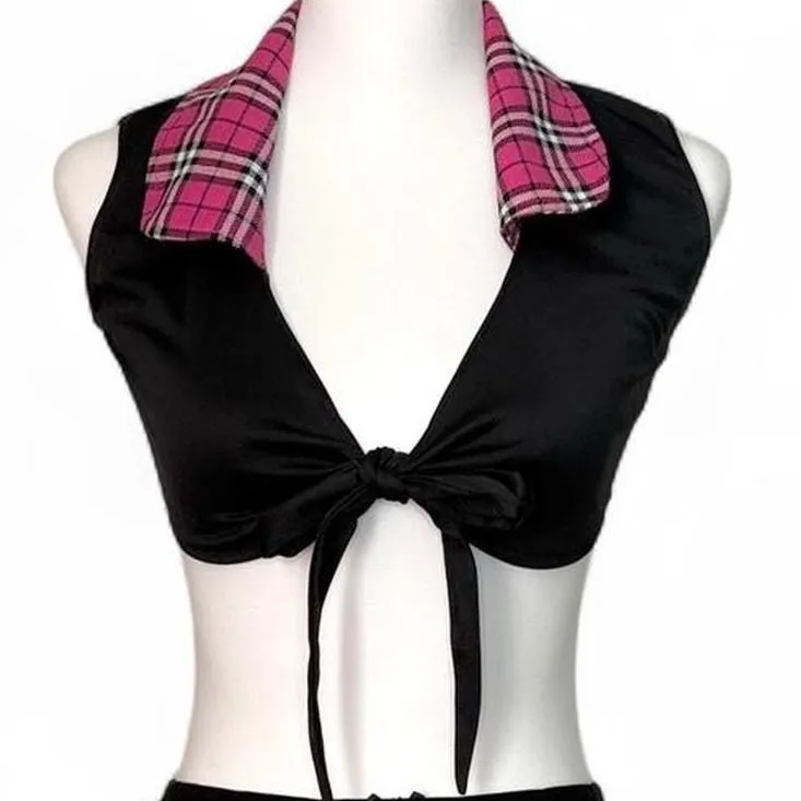 Naughty School Girl Costume Set Black Size undefined - Image 11