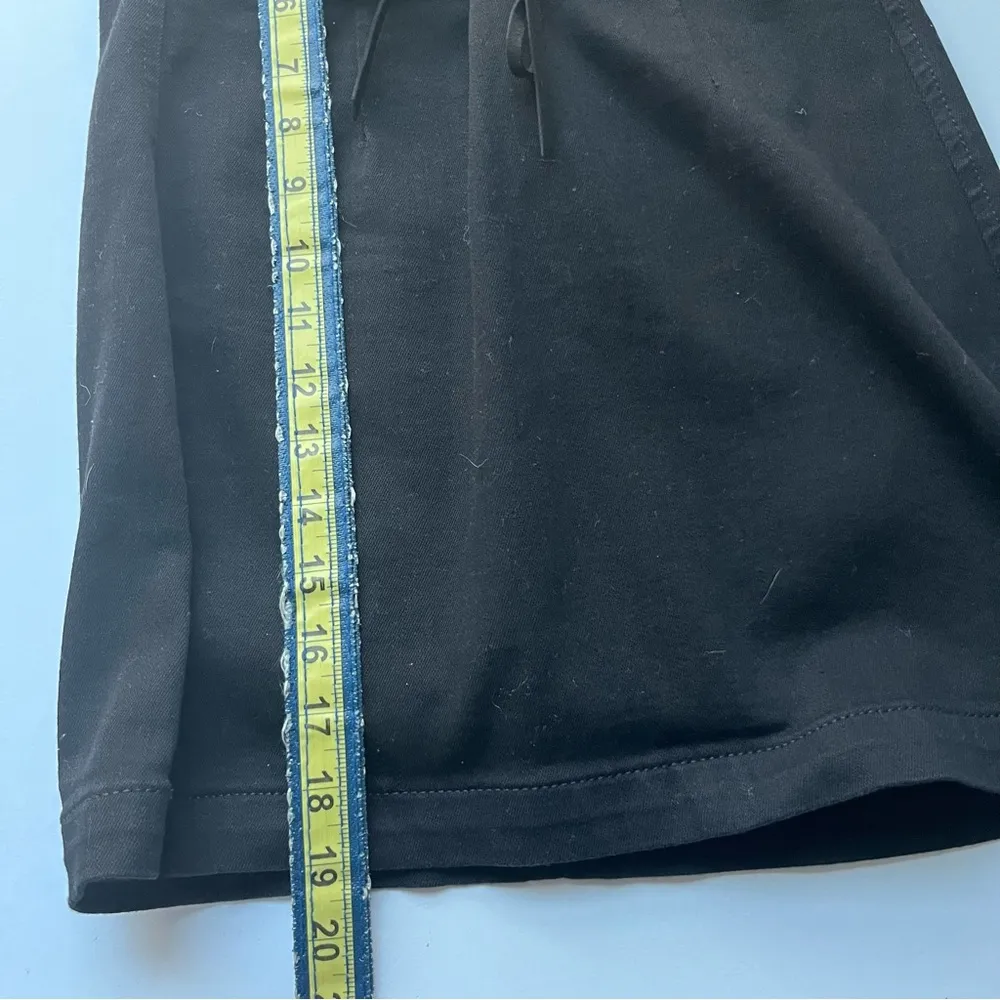 Express Tie Lace Up Stretch Pencil Knee Length Mini Skirt Black Small XS 2 - Image 4