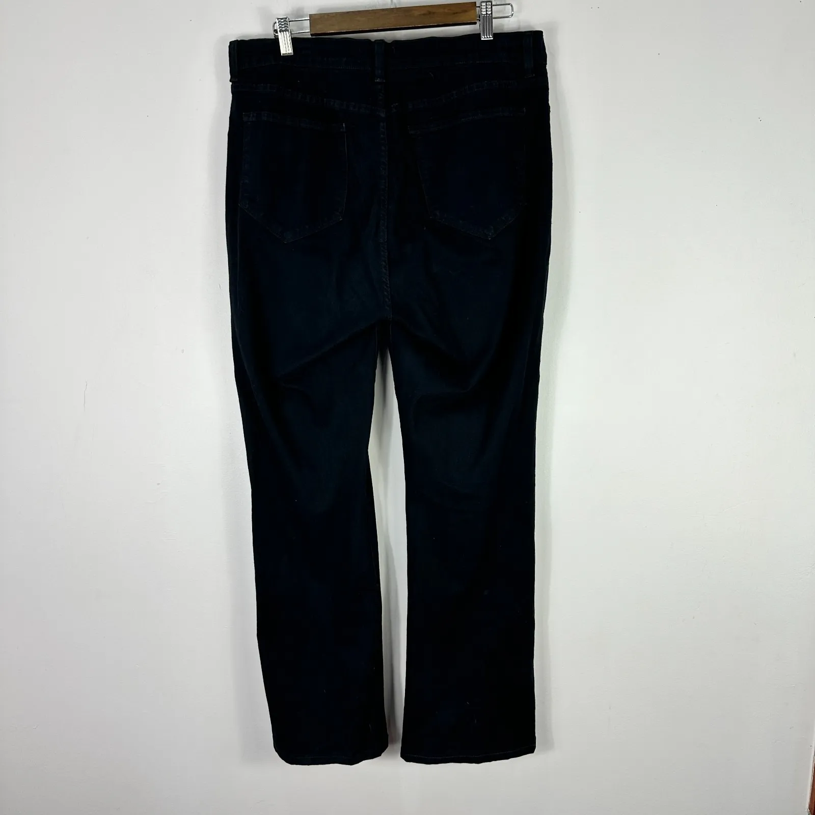 NYDJ Black Jeans 16 Lift Tuck Technology Straight Leg Sculpting Quiet Luxury - Image 4