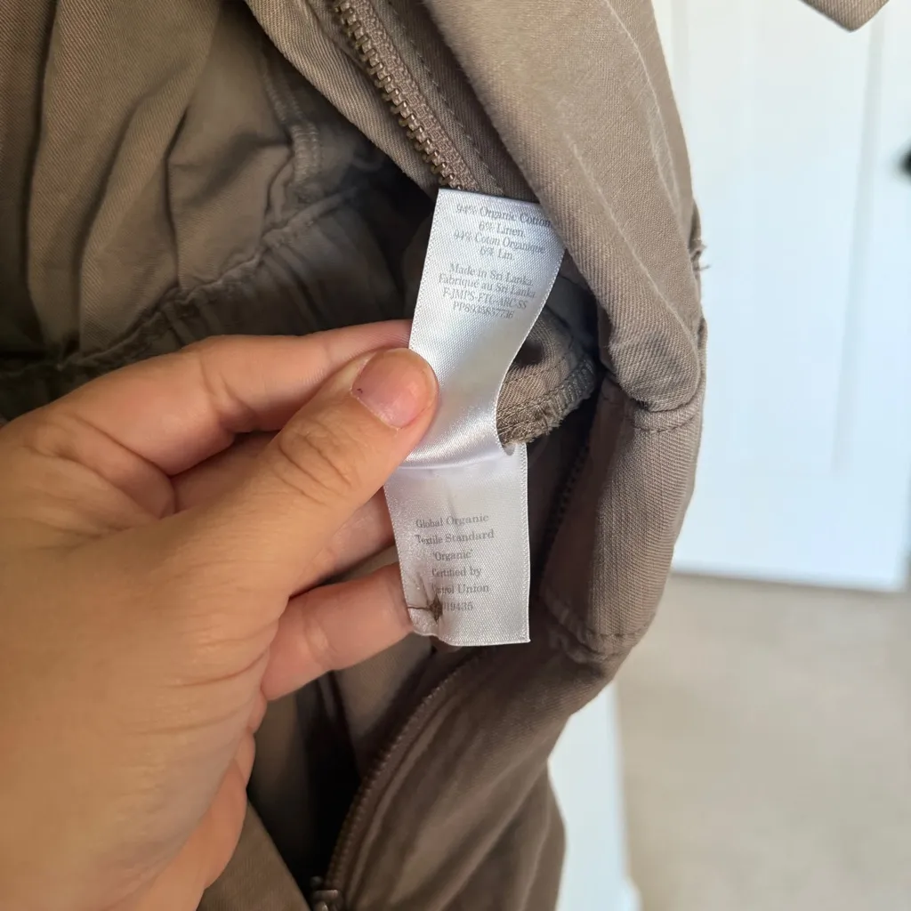 Everlane Jumpsuit Short Sleeve Brown - Image 5