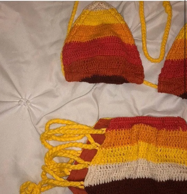 Crochet Bikini Set Multiple Size M - Image 2