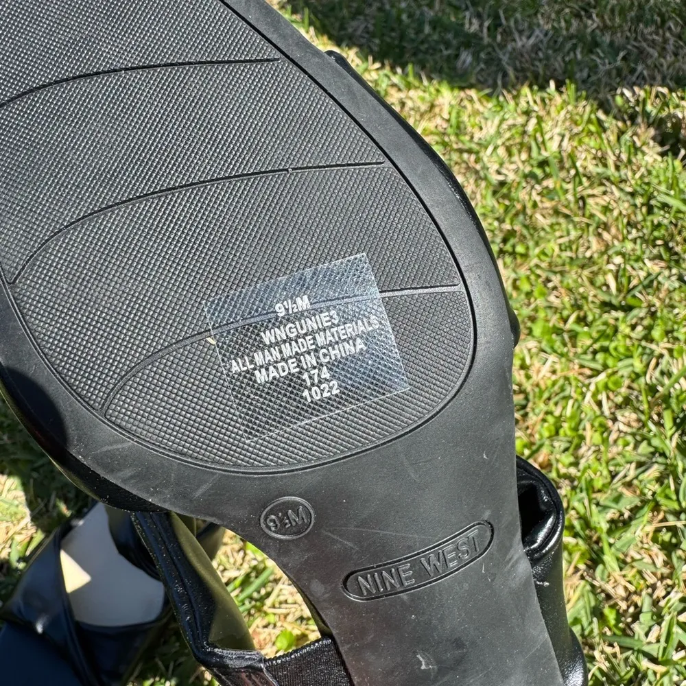 Nine West Women's Gunie Heeled Slide Sandal Size 9.5 - Image 6