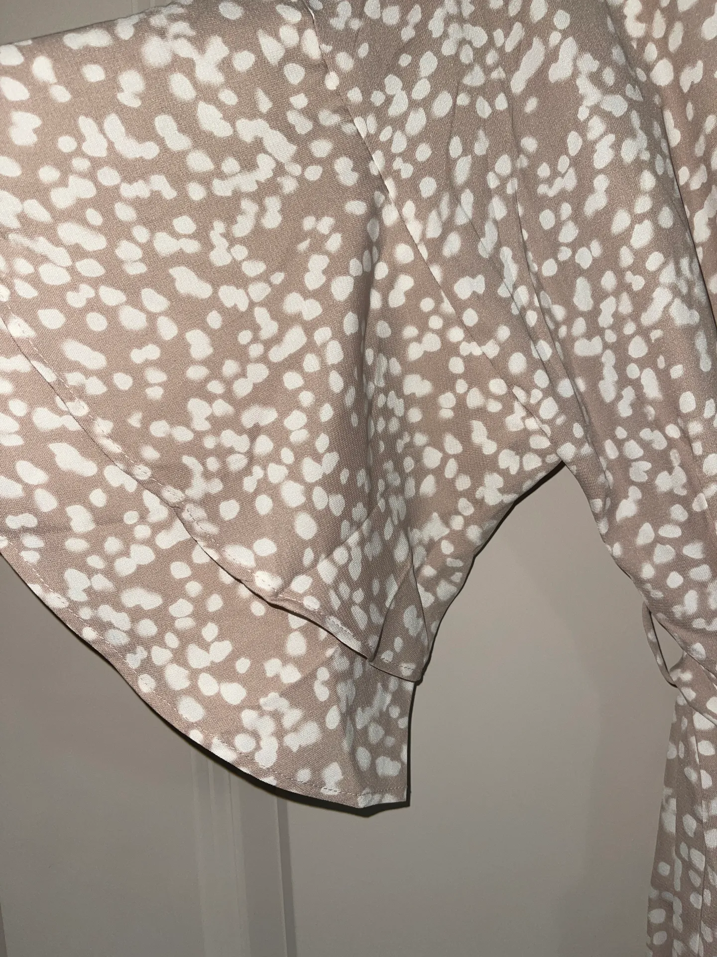 Speckled Dress Tan Size L - Image 3