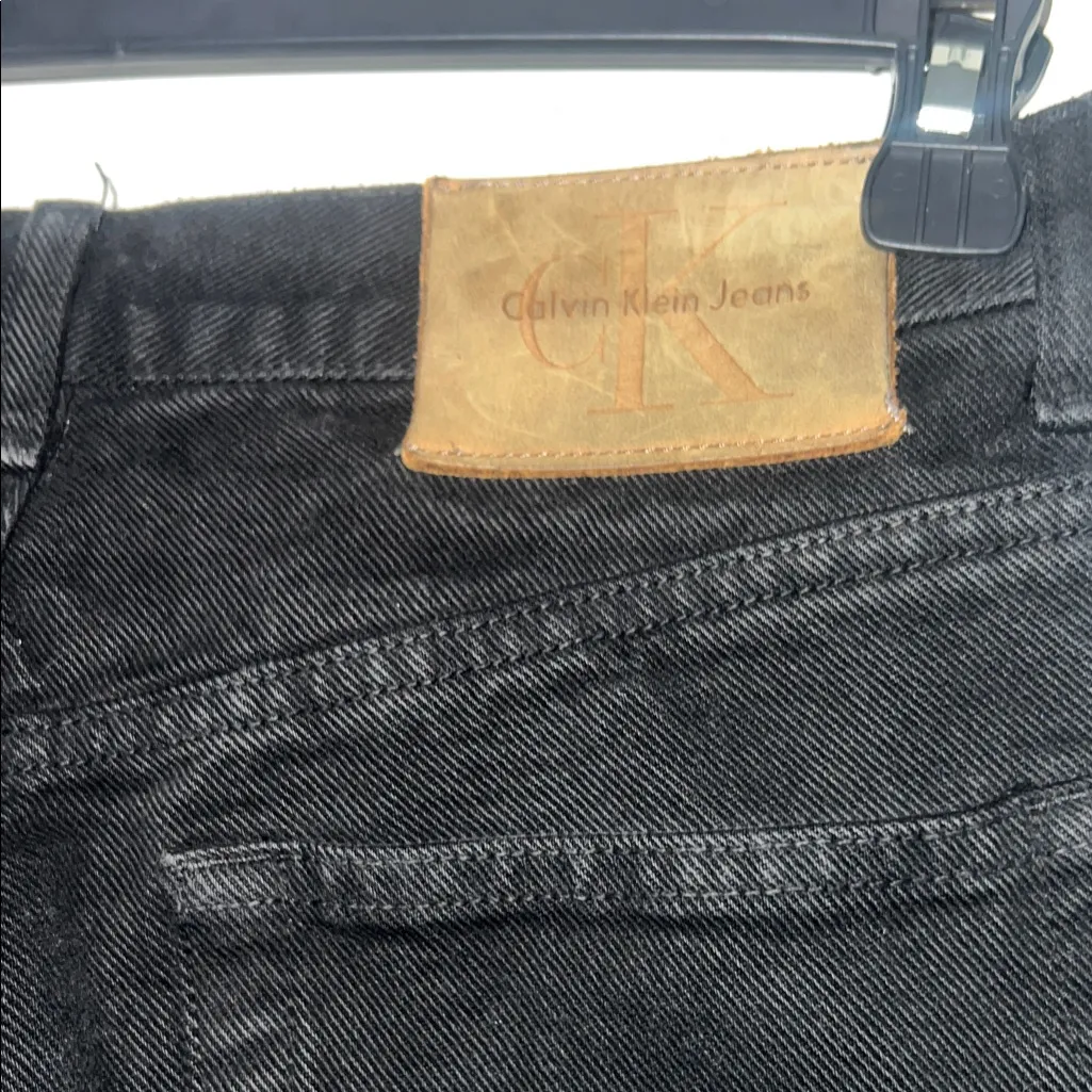 Vintage Calvin Klein Classic Black Women's Jeans 90s Size 30 - Image 4
