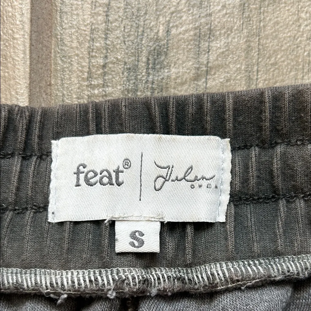 Women's Gray and White Joggers - Image 2