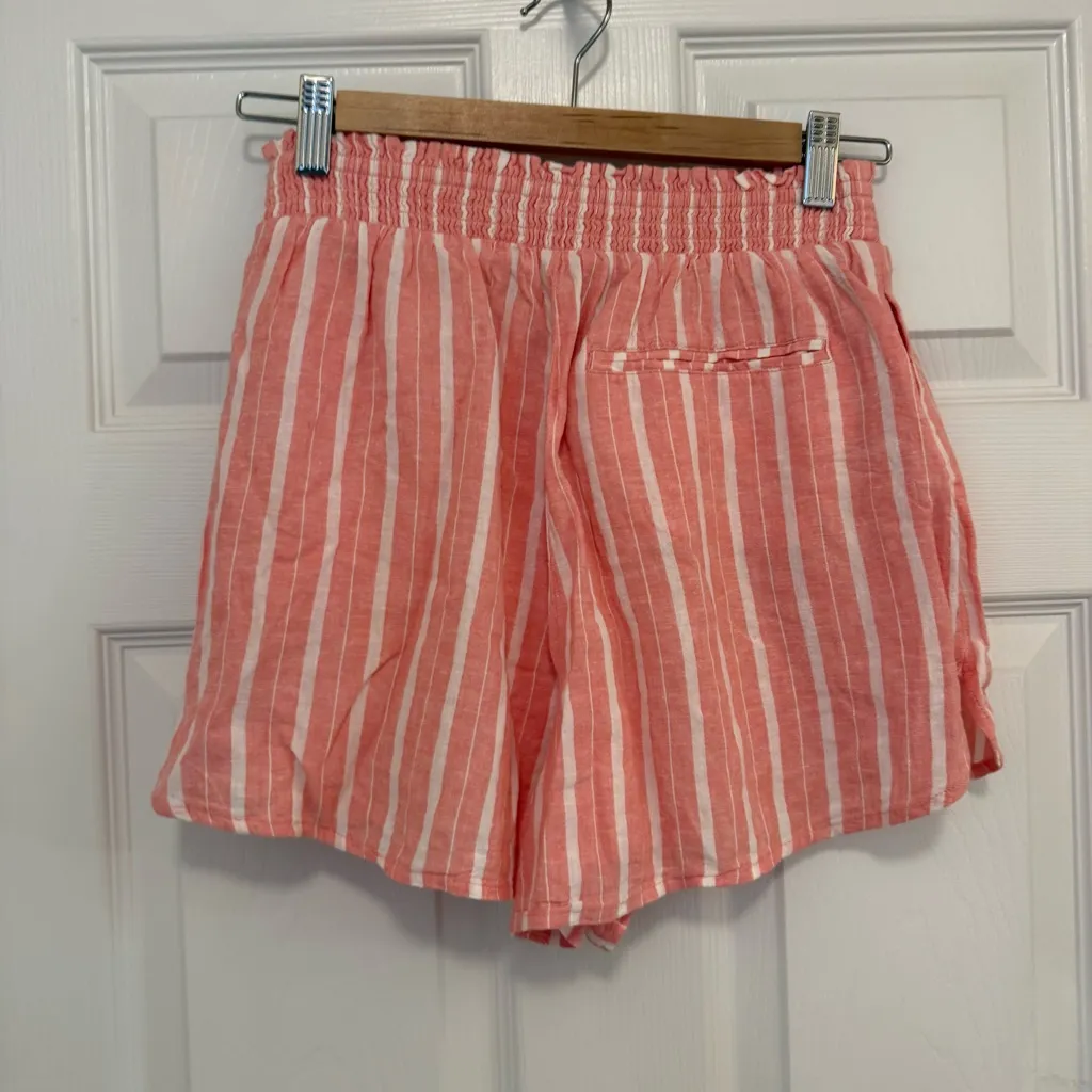EUC Aerie Linen Blend High Waisted Short - Image 4