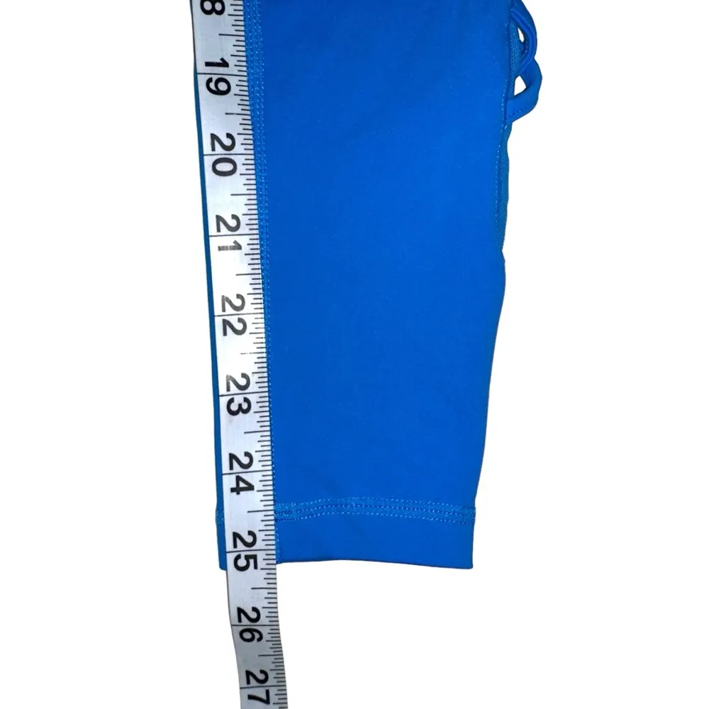 Buffbunny Cross My Heart Blue Leggings SMALL - Image 7