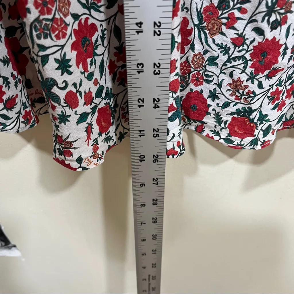 Realisation Par The Montague Mini Sundress - White Batik Floral -Size small - Image 2