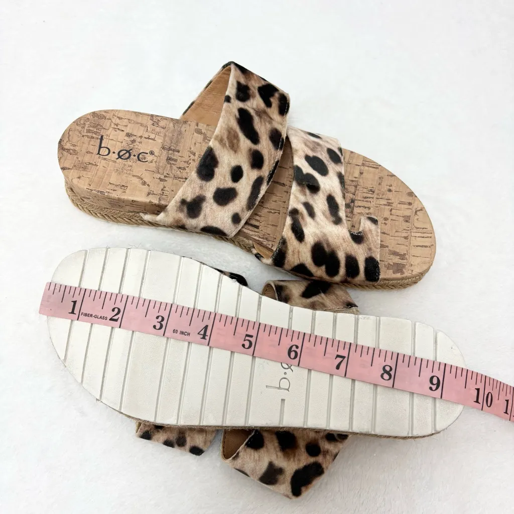 B.O.C. Leopard Print Espadrille Slip - Image 9