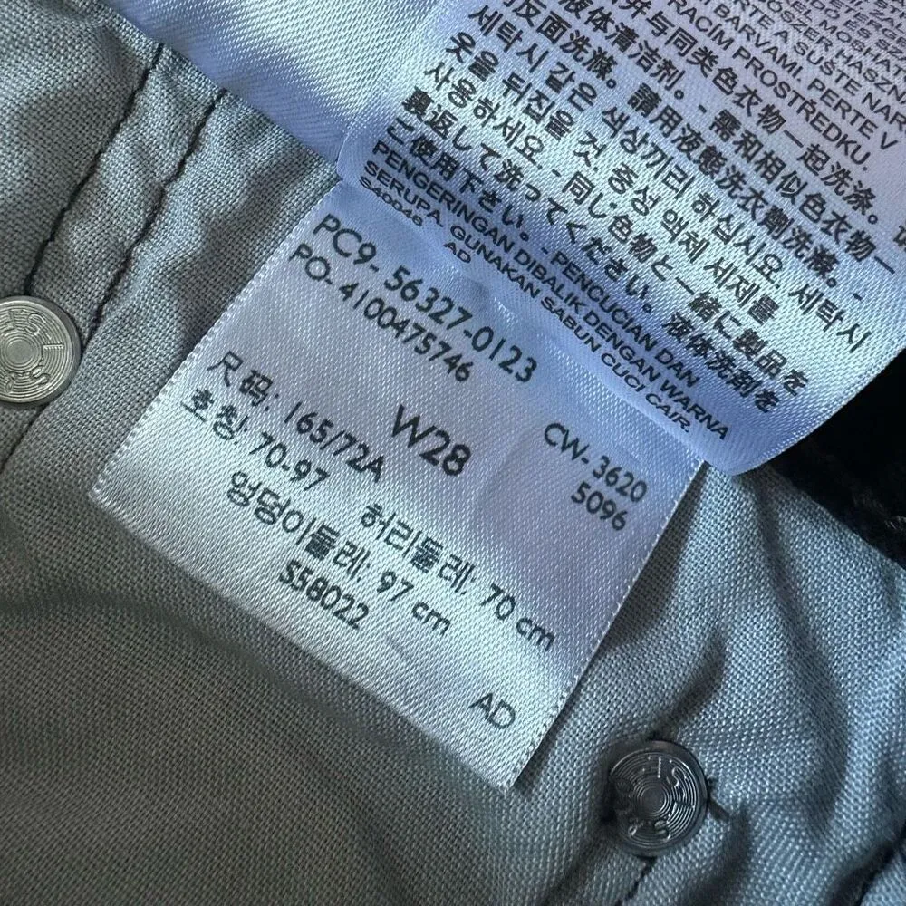 Levi’s Premium Denim 501 Cutoff Jean Shorts in Lunar Black Size 28 - Image 5