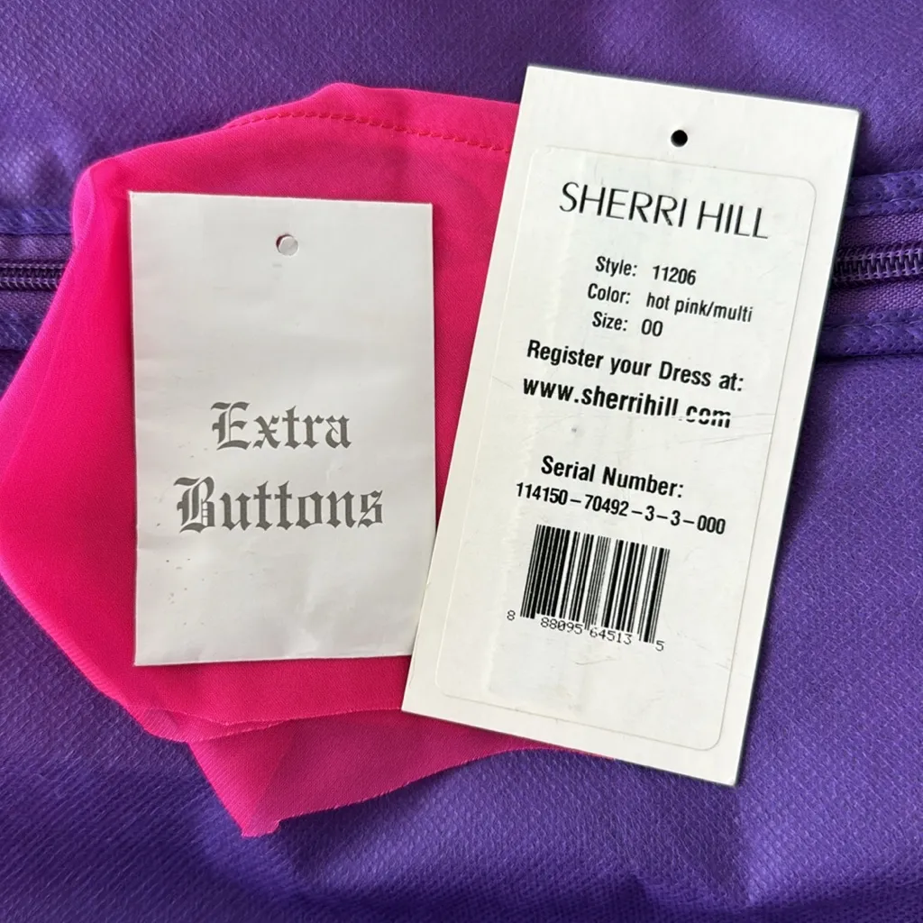 Sherri Hill Pink Embellished Prom Dress - Image 8