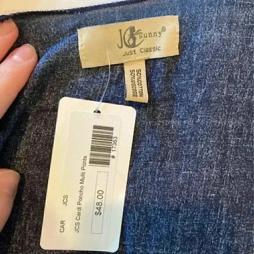 Jc sunny just classic new with tags thin cardigan Blue Size undefined - Image 3