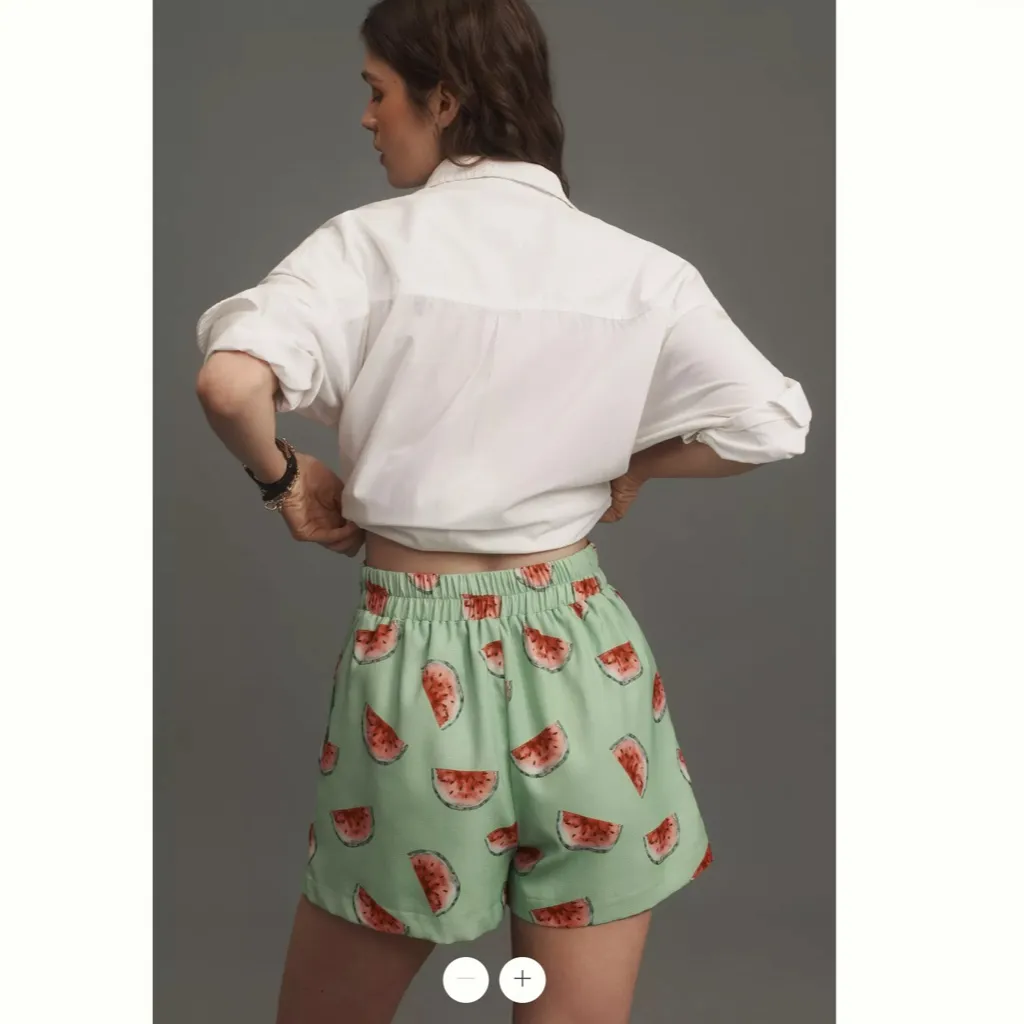 Anthropologie Hutch Printed Pleated Shorts - Image 4