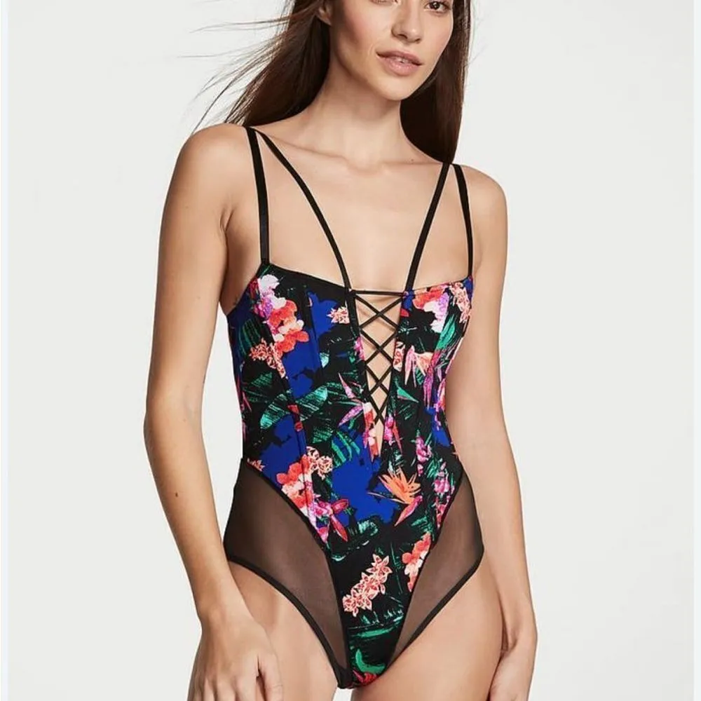 VICTORIA’S SECRET VERY SEXY  NWT
LACE-UP CORSET TEDDY - Image 2