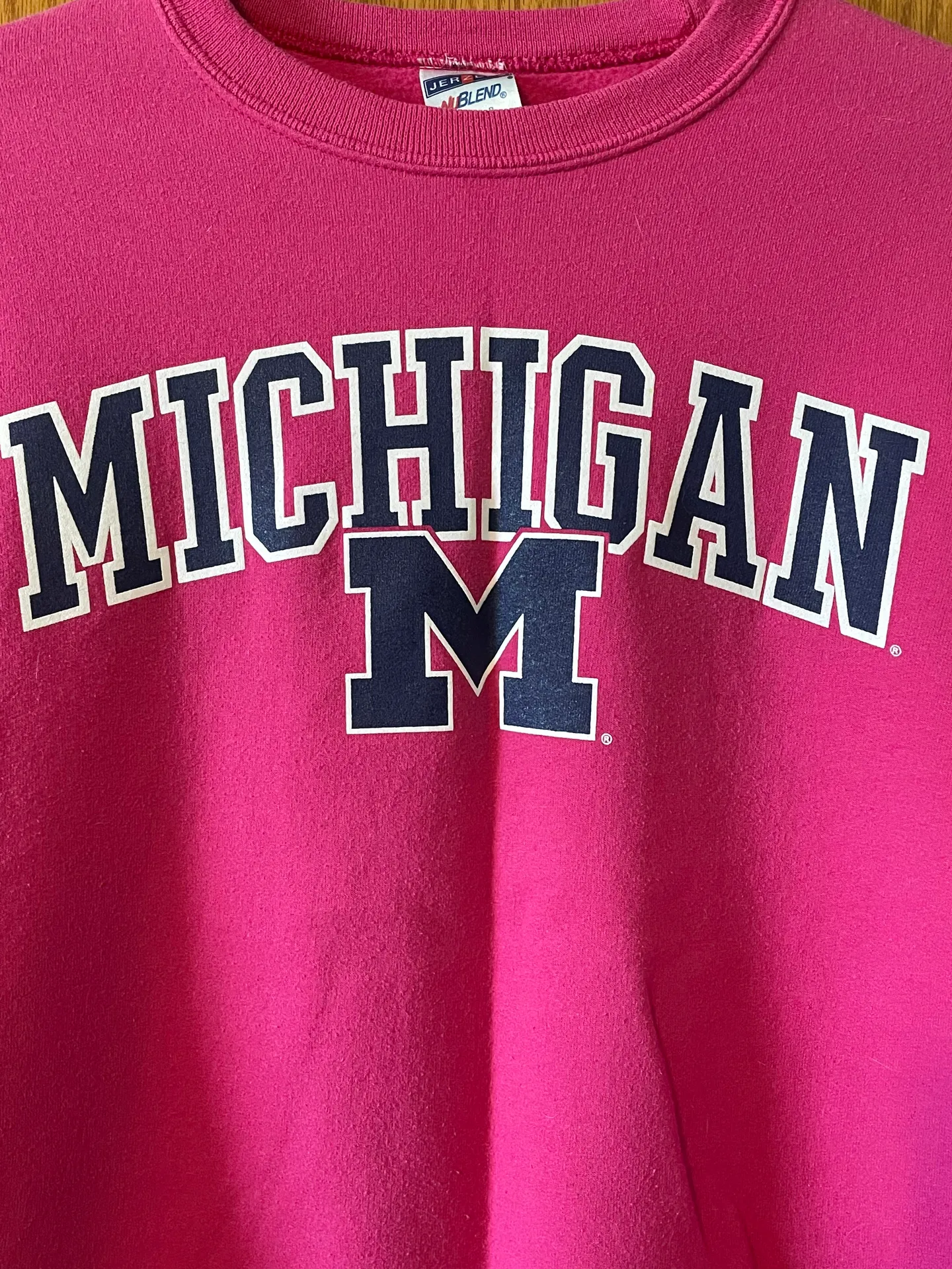 Pink Michigan Crewneck  - Image 2