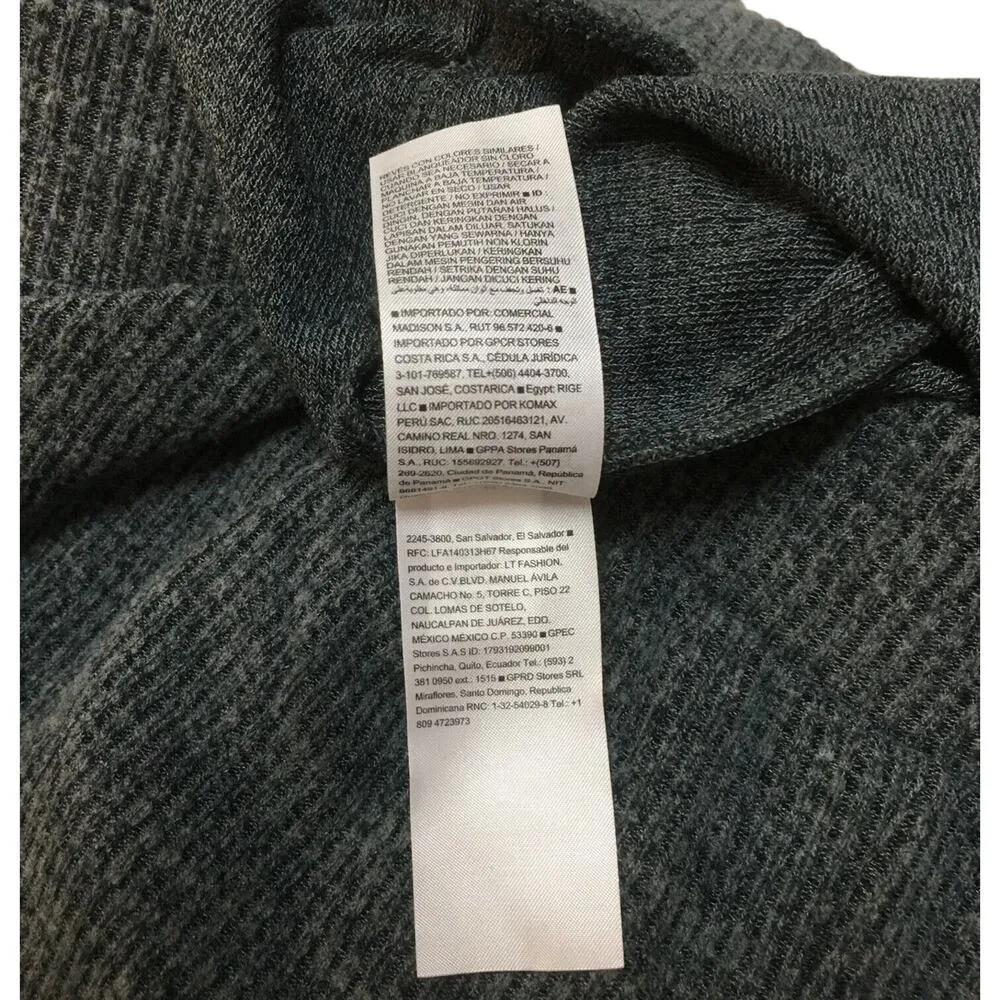 New Old Navy Pants Womens 4X Soft Ribbed Pull On Wide Leg High Rise Lounge Gray - Image 8