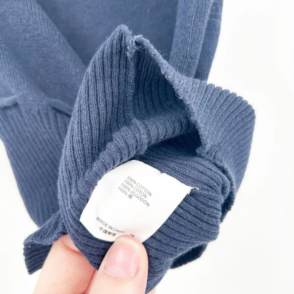 Brandy Melville Womens Y2K 2000s Summer Knit Babydoll Cami Tank Top Size OS Navy - Image 6