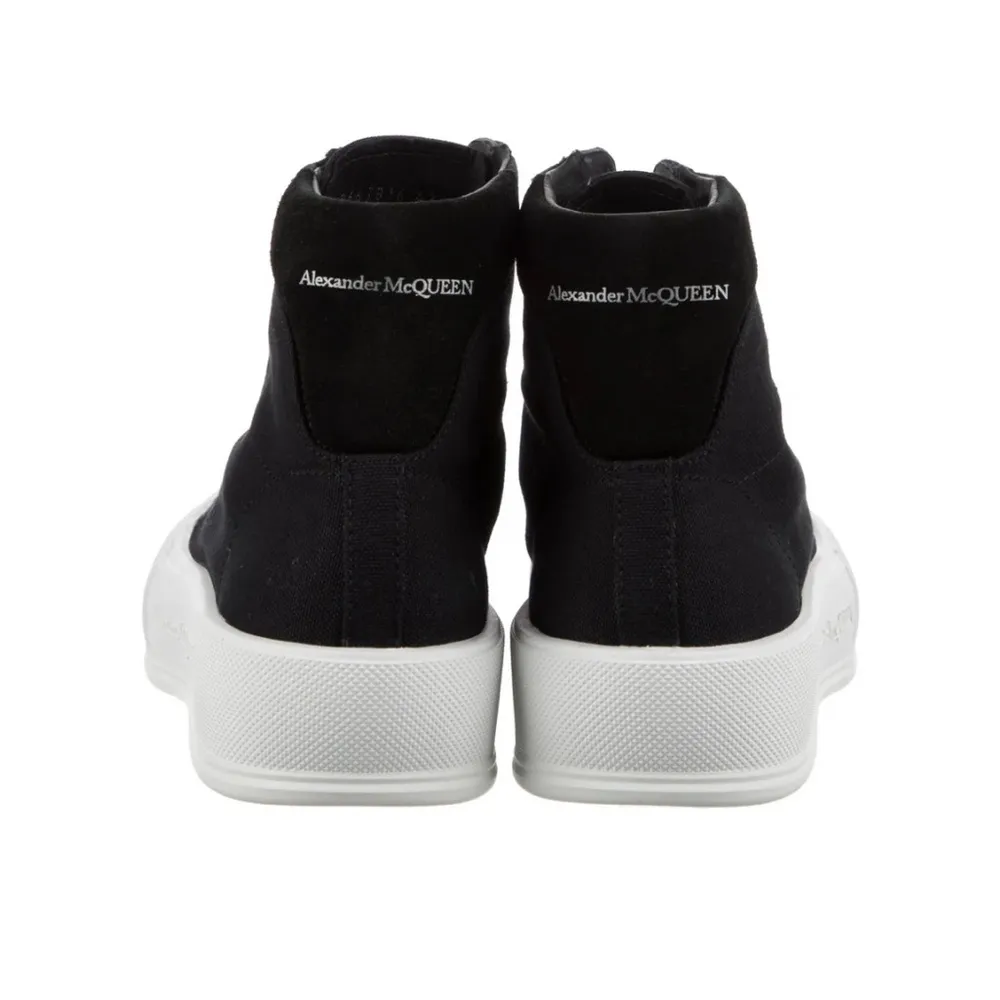 Black High-Top Sneakers - Image 2