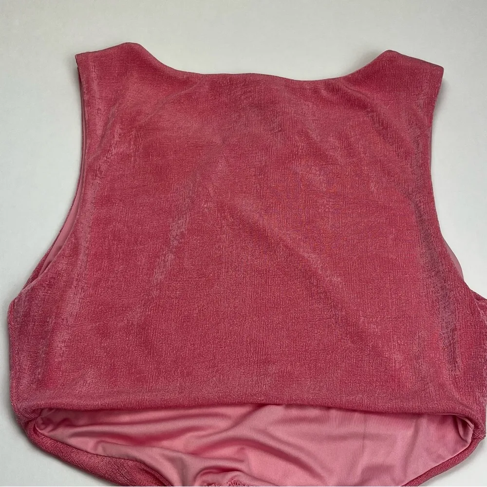 Princess Polly Jocelyn Top Womens Size 6 Barbie Pink Wrap Waist Tie Festival NEW - Image 10