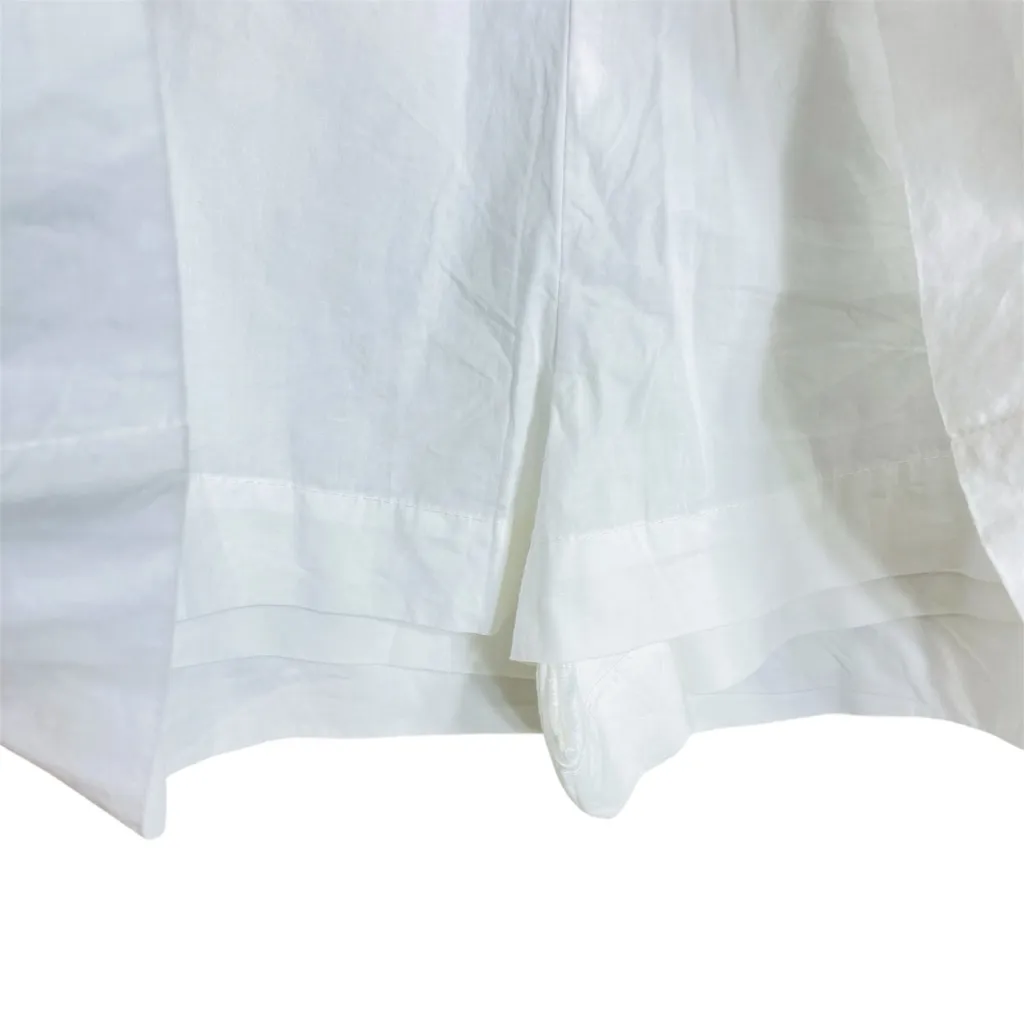 Zara White Tie Up Skort Skirt - Image 3