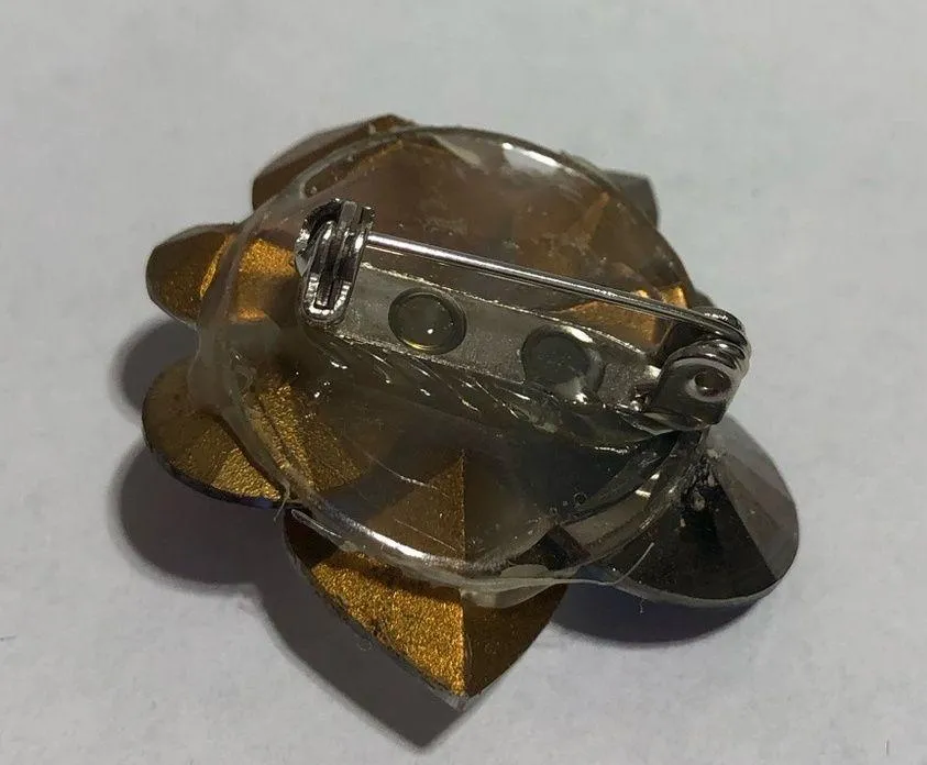 Vintage 80’s Swarovski Crystal Purple, Blue cluster Luxe Brooch. Comes with box. Purple - Image 3